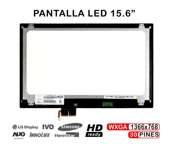 TELA LED + TÁCTIL 15,6"  PARA PORTÁTIL ACER V5-571P