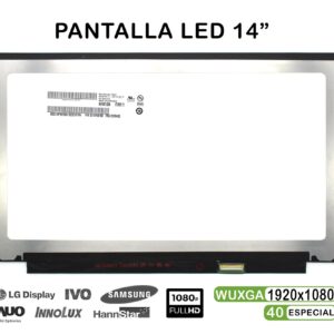 TELA LED TÁCTIL DE 14" PARA PORTÁTIL B140HAK02.3 HW0A FW1