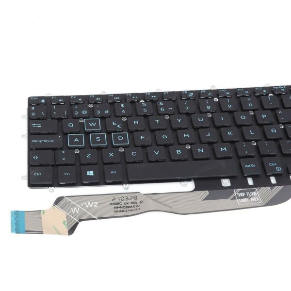 TECLADO RETROILUMINADO PARA PORTÁTIL DELL 7566 14-0037A-WX01-K31 PK131Q12B01 0M9DMK - Image 4