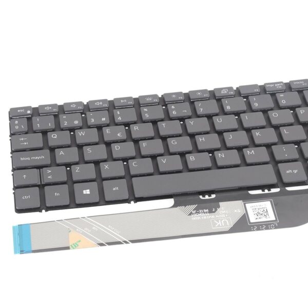 TECLADO RETROILUMINADO PARA PORTÁTIL DELL 7591 7590 P83F 5580 5584 5593 5598 CINZA - Image 4