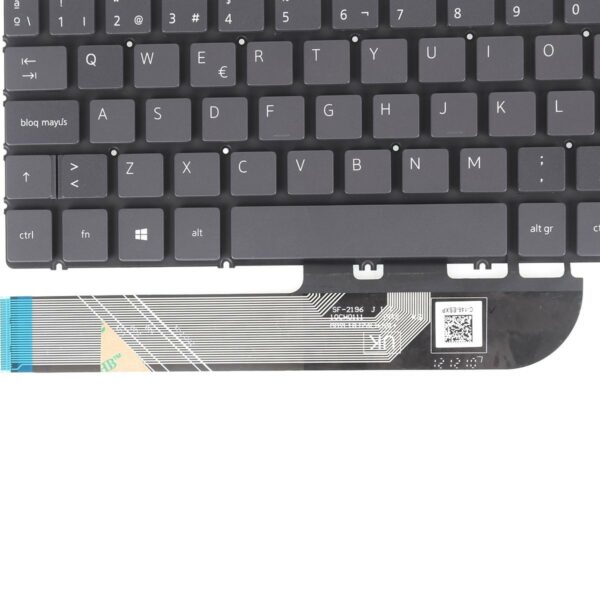 TECLADO RETROILUMINADO PARA PORTÁTIL DELL 7591 7590 P83F 5580 5584 5593 5598 CINZA - Image 5