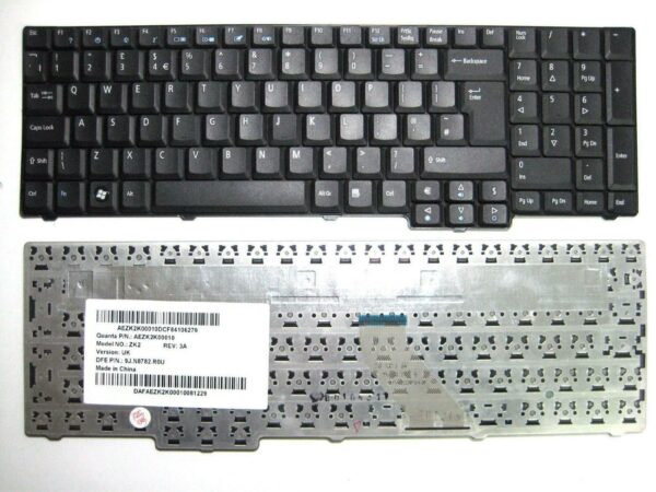 TECLADO PARA PORTATIL ACER ASPIRE AS7000 9400 NSK-AFC0S NSK-AFE0S 9JN872E0S MP-07A56E0-442 904AJ07C0S NSK-AFF0S 9JN8782F0S