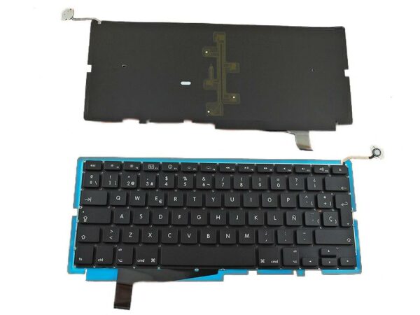 TECLADO PARA PORTATIL APPLE MACBOOK PRO A1286 PRETO (PARA 2008 COM BACKLIT BOARD)
