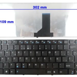 TECLADO PARA PORTATIL ASUS UL30 PRETO
