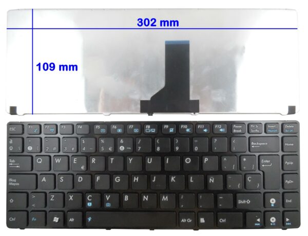 TECLADO PARA PORTATIL ASUS UL30 PRETO