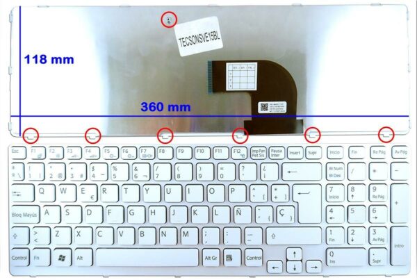 TECLADO PARA PORTATIL SONY VAIO 149028961ES 149152211ES 149169211ES