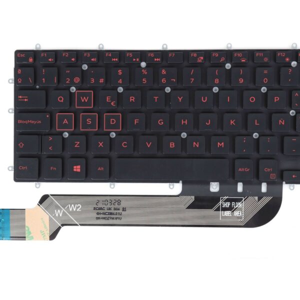 TECLADO RETROILUMINADO PARA PORTÁTIL DELL 7566 14-0037C-WX01-T05 - Image 5