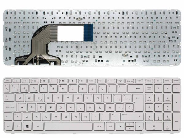 TECLADO PARA PORTATIL HP PAVILION 15-N000 BRANCO