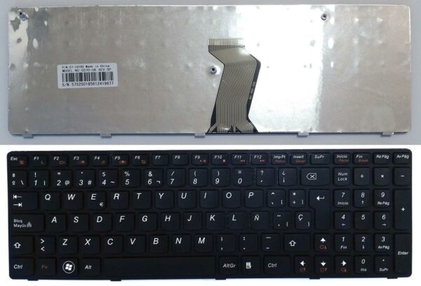 TECLADO PARA PORTÁTIL LENOVO IDEAPAD G580 G580A G585 G585A 9Z.N5SSW.Q0S - Image 2