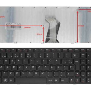TECLADO PARA PORTÁTIL LENOVO IDEAPAD G580 G585 V580 V585 Z580 Z585 35007546