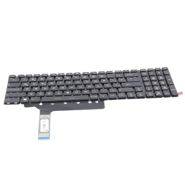 TECLADO RETROILUMINADO PARA PORTÁTIL MSI GP76 GE76 GS76 MS-17K1 22-0042C-WX01-001 NEGRO - Image 2