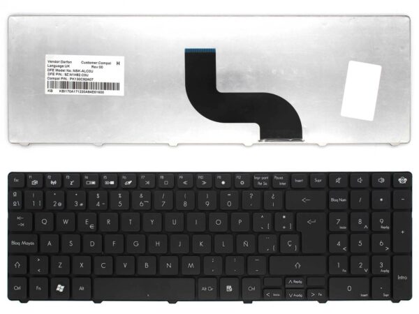 TECLADO PARA PORTÁTIL PACKARD BELL EASYNOTE TM98