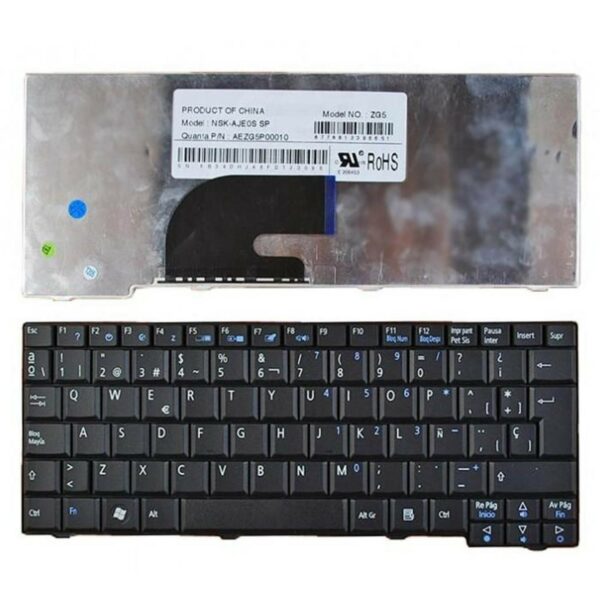 TECLADO PARA PORTATIL ACER PK130851017 NSK-AJ00S NSK-AJ10S