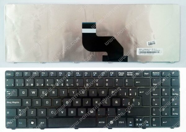TECLADO PARA PORTATIL AKOYA E6217 H36YB P6625 MD97409 MD97442 MD97443 MD97483 MD97519 MD97521 MD97639 MD97718 MD97719 MD97728