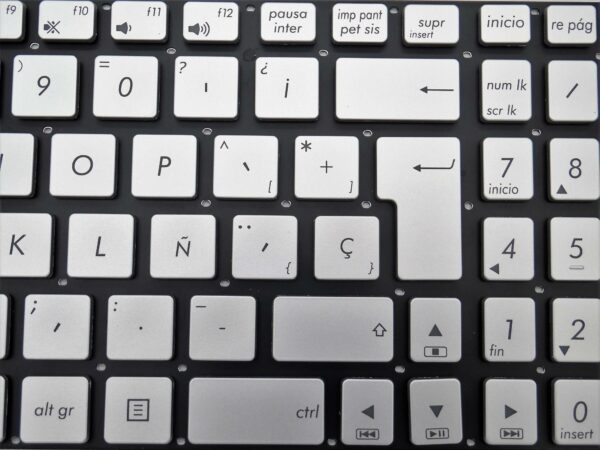 TECLADO PARA PORTÁTIL ASUS N56V N56 N76 N56DP N56DY RETROILUMINADO - Image 2