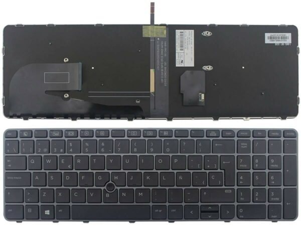 TECLADO PARA PORTATIL HP ELITEBOOK 755 G3 850 G3 850 G4 ZBOOK 15U G3 G4