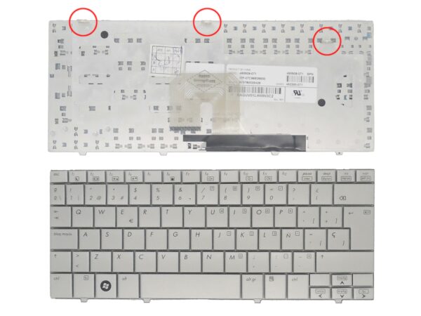 TECLADO PARA PORTÁTIL HP MINI NOTE 2133 2140 482280-071 468509-071 MP-07C96E06930
