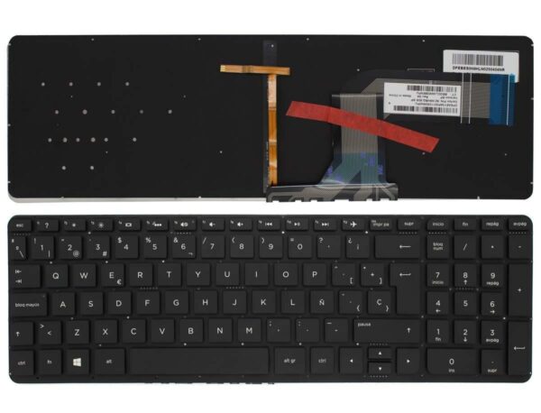 TECLADO PARA PORTATIL HP PAVILION 15-AB204TX 15-AW004NT 15-G206UR 15-P000NS
