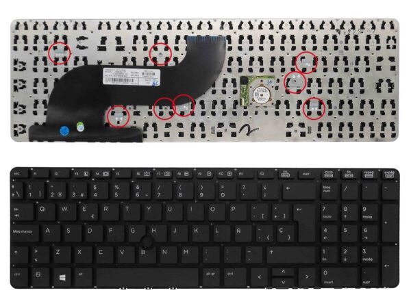 TECLADO PARA PORTATIL HP PROBOOK 650 G1 655 G1 - Image 2