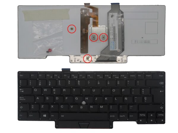 TECLADO PARA PORTÁTIL LENOVO THINKPAD X1 CARBON GEN 1 RETROILUMINACIÓN