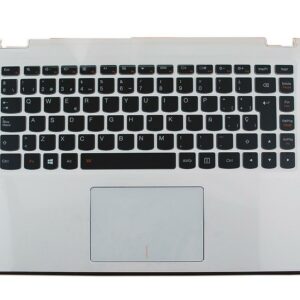 TECLADO COMPLETO PARA PORTÁTIL LENOVO YOGA 2 13" NEGRO CON CARCASA BLANCA