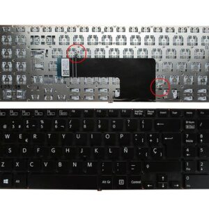 TECLADO PARA PORTATIL SONY VAIO SVF152A29M SVF52C29M SVF15NE2E SVF15A1M2ES