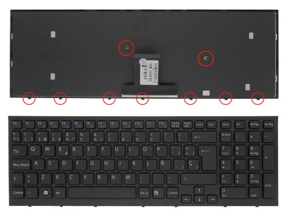 TECLADO PARA PORTATIL SONY VAIO PCG-71211M VPC-EB4Z1E VPCEB4Z1E PCG-71311M