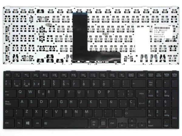TECLADO PARA PORTATIL TOSHIBA SATELLITE PRO R50-B MP-14A76E0-356 G83C000FG4SP