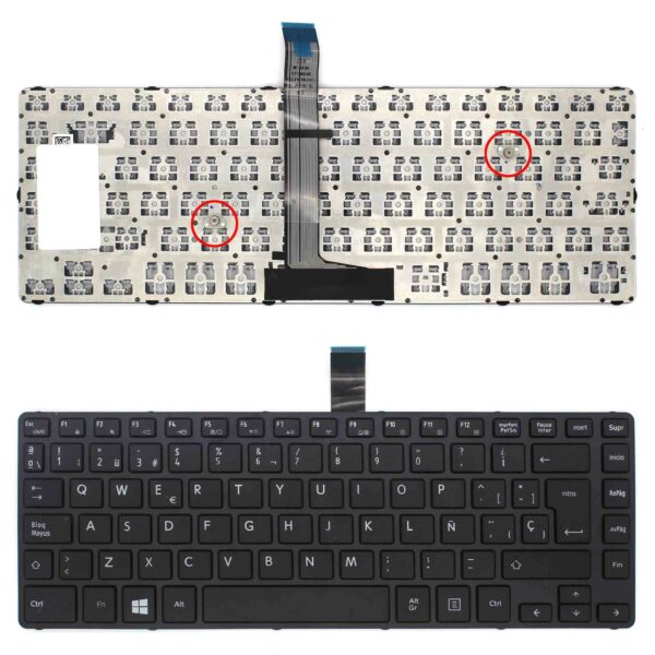 TECLADO PARA PORTATIL TOSHIBA PORTEGE R30-C SATELLITE PRO R40-C - Image 2