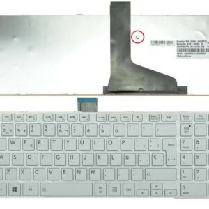 TECLADO PARA PORTATIL TOSHIBA L850 BRANCO ESTRUTURA