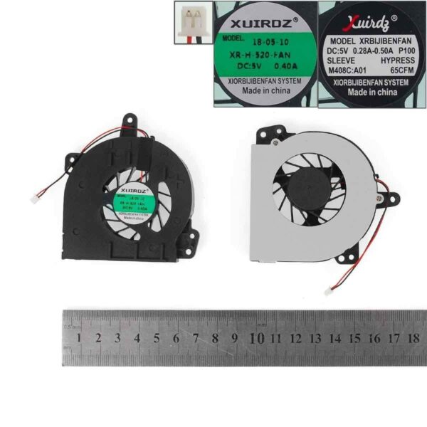 VENTILADOR PARA PORTÁTIL HP / COMPAQ 500 510 520 530 F687-CW SERIES PRESARIO A900 C700 - Image 2