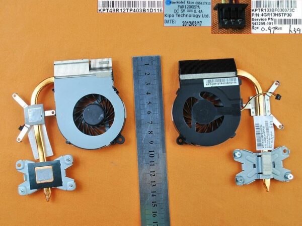 VENTILADOR CON DISIPADOR PARA PORTÁTIL HP PAVILION G4-1000 G6-1000 643257-001 643259-001