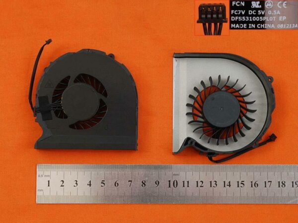 VENTILADOR PARA PORTÁTIL HP ZBOOK 15 G2 CPU 734289-001 734289-001 DFS531005PL0T