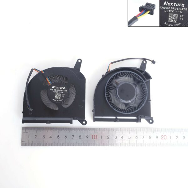 VENTILADOR CPU+GPU PARA PORTÁTIL AORUS 15G 15P 17P RX7G RX5G RP77 RP75 1CM