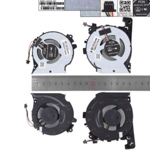 VENTILADOR CPU + GPU PARA PORTÁTIL HP PAVILION 15-CX 15-CX0060TX TPN-C133 DC28000GARC