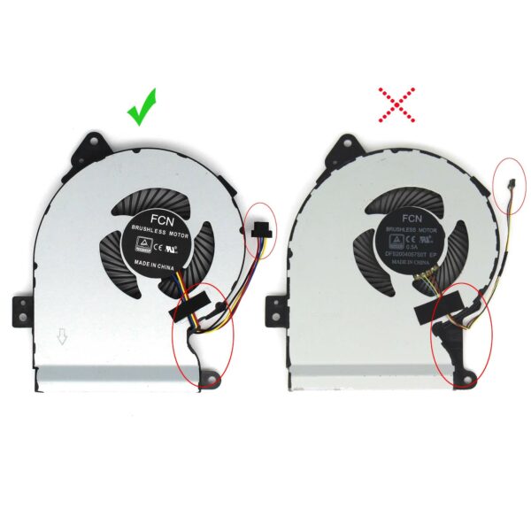 VENTILADOR PARA PORTÁTIL ASUS R541 X540SA X540LA X540LJ X540YA X540LJ X540 X540YA-XX017D DFS2004057S0T - Image 3