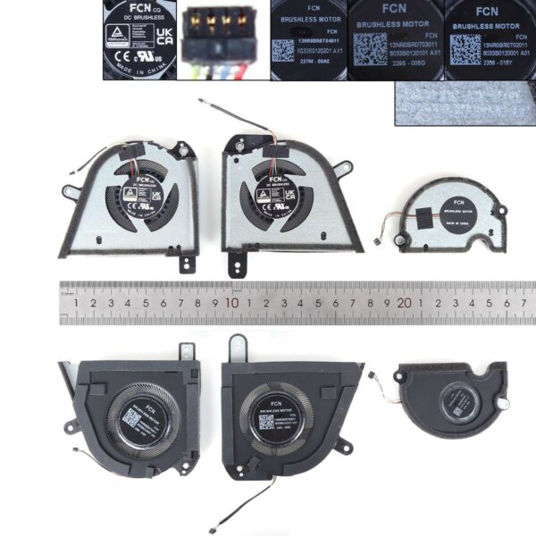 VENTILADOR PARA PORTÁTIL ASUS ROG MAGIC 16 ZEPHYRUS M16 2023 GU604VI