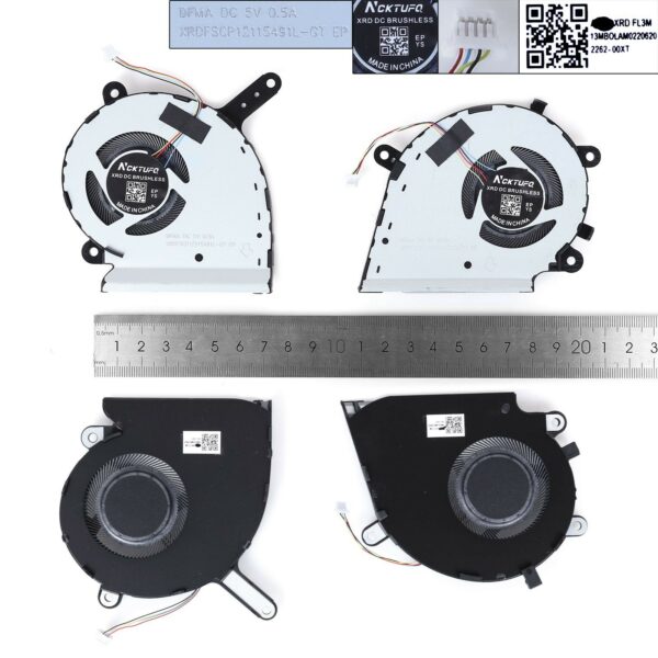 VENTILADORES PARA PORTÁTIL ASUS ROG STRIX G531 G531G G531GT G531GU/GD/GW 5V