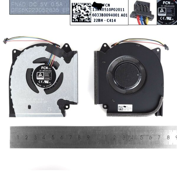 VENTILADOR GPU PARA PORTÁTIL ASUS ROG STRIX G533Q G513QR G713QR G733QS