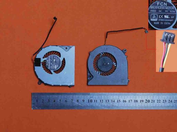 VENTILADOR PARA PORTÁTIL CLEVO 6-31-N5502-102 F57-D1 F57-D1C F57-D1T FH22 DFS551205WQ0T FH22 DFS551205WQ0T