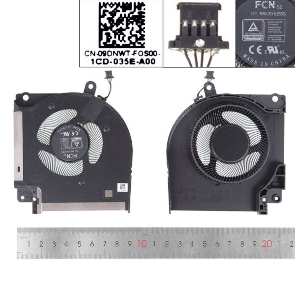 VENTILADOR GPU PARA PORTÁTIL DELL ALIENWARE X17 R1 R2 09DNWT