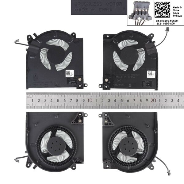 VENTILADOR PARA PORTÁTIL DELL M15 R4 R3 0D1X38 0TG9V0 0D1X38 0TG9V0