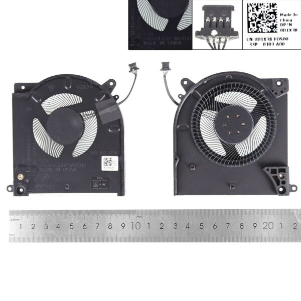 VENTILADOR PARA PORTÁTIL DELL M15 R4 R3 0D1X38 0D1X38