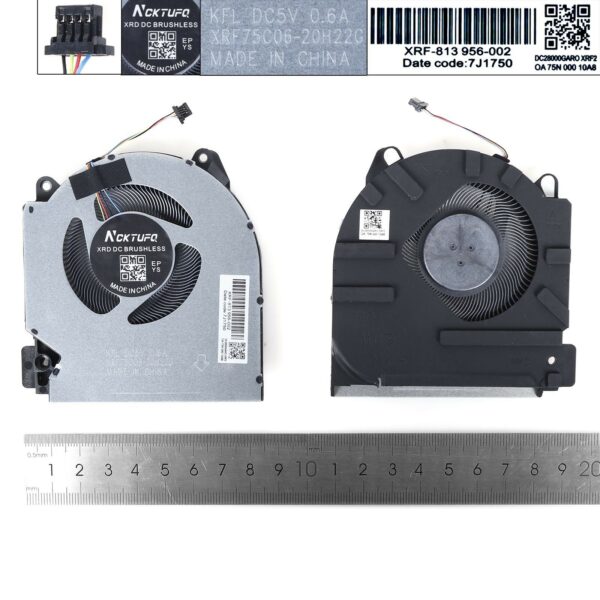 VENTILADOR GPU PARA PORTÁTIL HP 16-D/E TPN-Q263 Q264 M75721 M75723 60W
