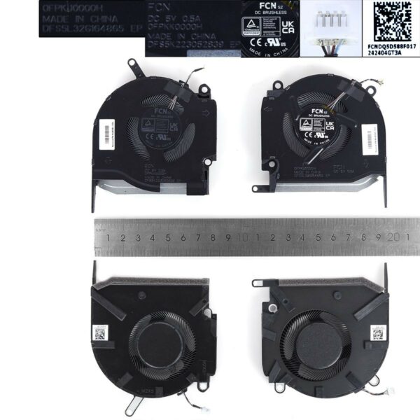 VENTILADOR PARA PORTÁTIL HP OMEN 16-K 16-N TPN-Q280 TPN-Q280