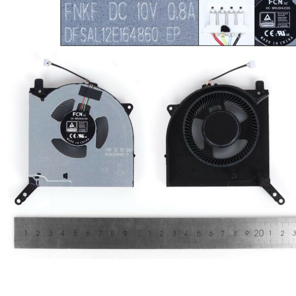 VENTILADOR GPU PARA PORTÁTIL LENOVO LEGION Y9000P 2021 10V