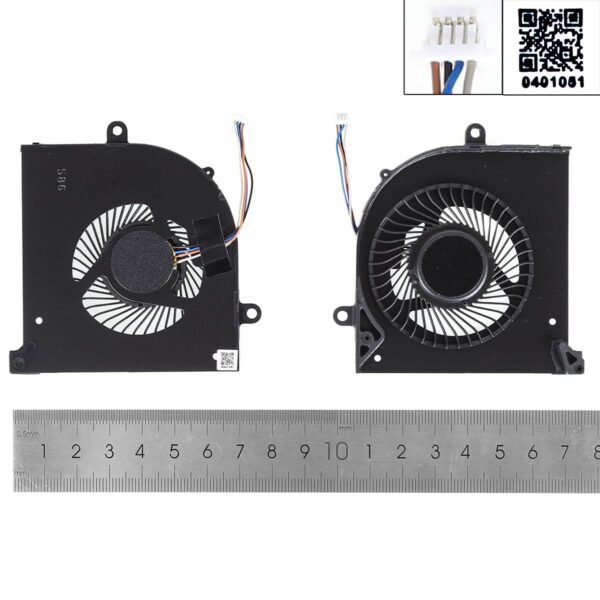 VENTILADOR PARA PORTÁTIL MSI 17G1 17G2 GS75 MS-17G1 P75 GS75