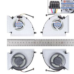 VENTILADORES PARA PORTÁTIL MSI GP76 GE76 WE76 MS-17K2 MS-17K3 PABD1A010SHL PABD1A010SHR N451 N452