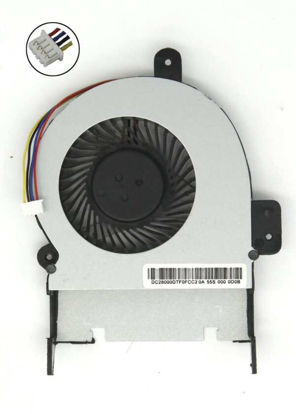 VENTILADOR CPU PARA PORTÁTIL ASUS X55V X55VD K55 X45C X45VD R500V K55VM - Image 2