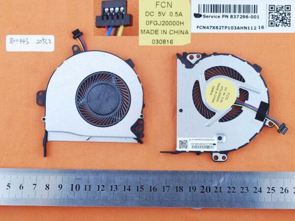 VENTILADOR PARA HP PORTÁTIL PROBOOK 440 G3 837296-001 0FGJ20000H